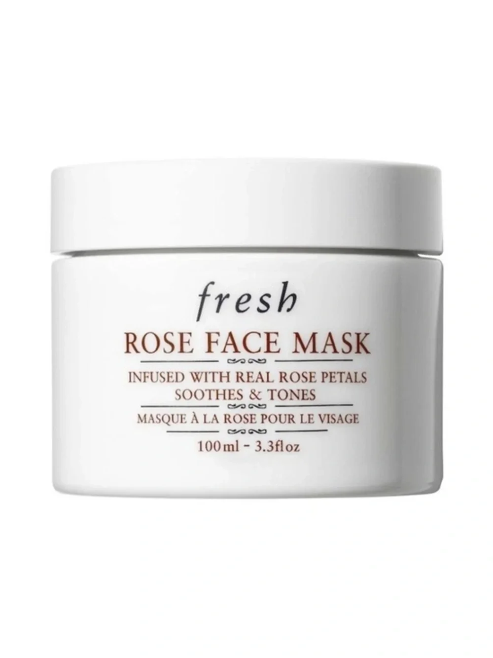 fresh Rose Face Mask 100ml 3.3 floz – Soothing Hydration & Tone